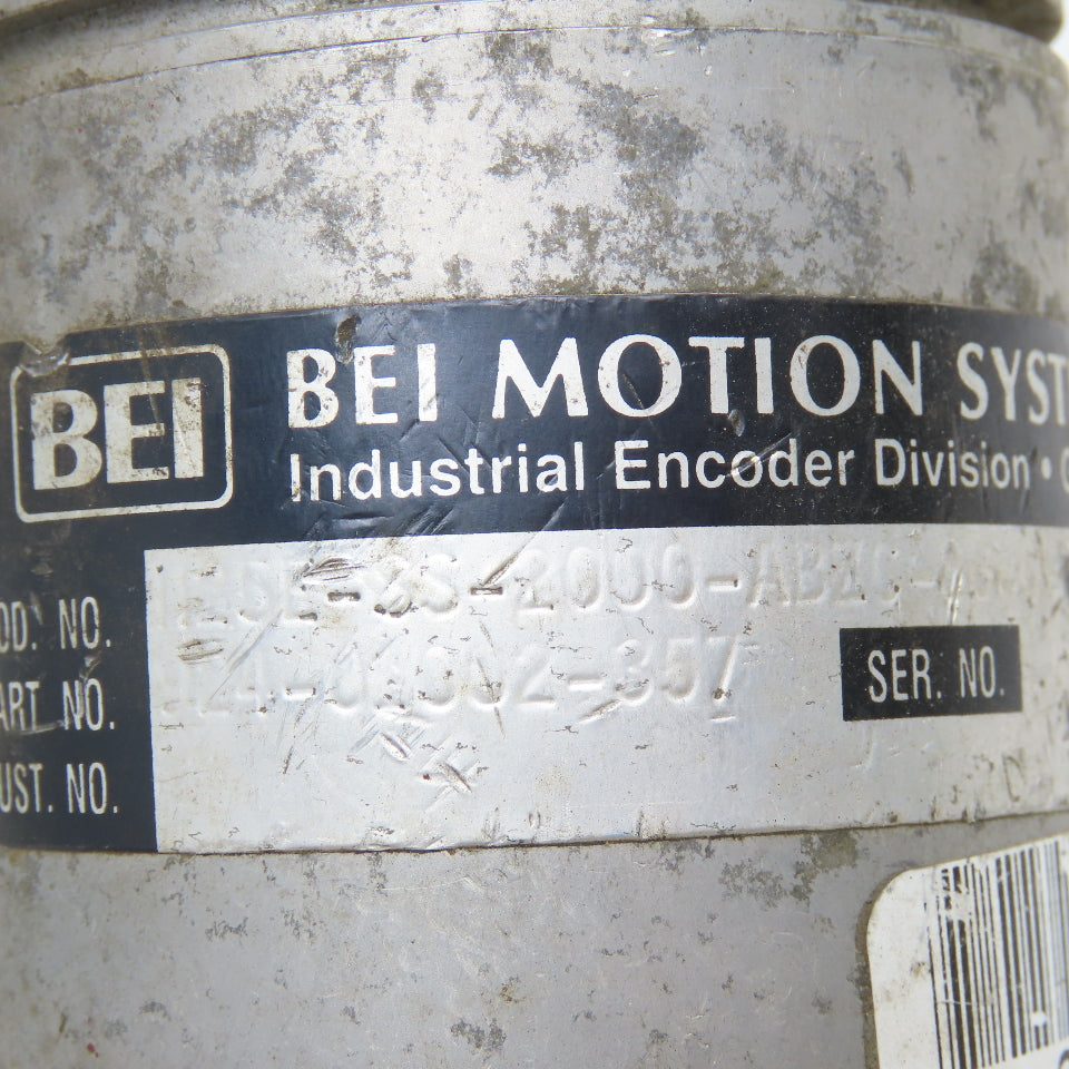 BEI H25E-SS-2000 Optical Rotary Encoder 3/8" Shaft
