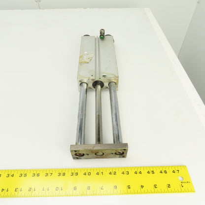 Double Acting Pneumatic Guided Cylinder 20mm Rods 28mm Bore 186mm Stroke