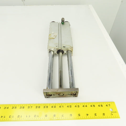 Double Acting Pneumatic Guided Cylinder 20mm Rods 28mm Bore 186mm Stroke