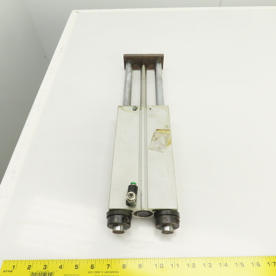 Double Acting Pneumatic Guided Cylinder 20mm Rods 28mm Bore 186mm Stroke