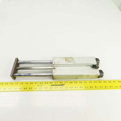 Double Acting Pneumatic Guided Cylinder 20mm Rods 28mm Bore 186mm Stroke
