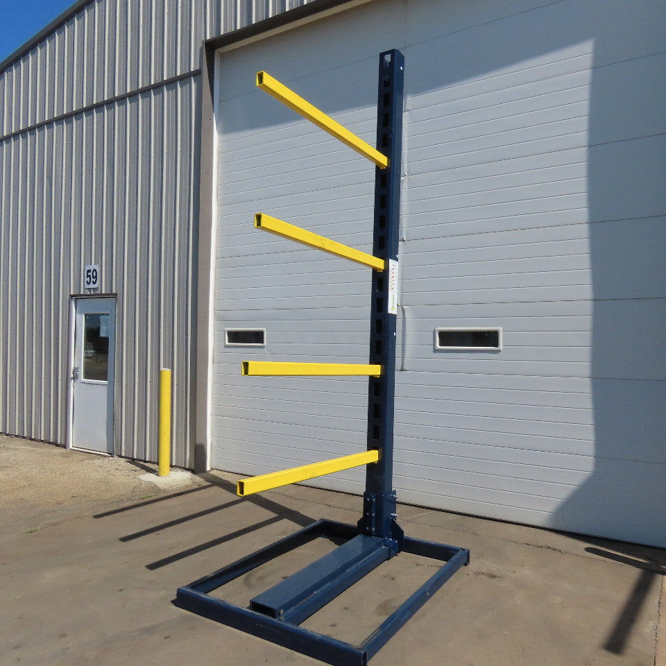 Stack Pro Cantilever Rack 12' Tall 7,500 lbs Capacity w/4-48" Arms Portable NEW