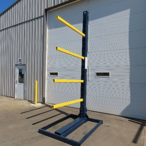 Stack Pro Cantilever Rack 12' Tall 7,500 lbs Capacity w/4-48" Arms Portable NEW