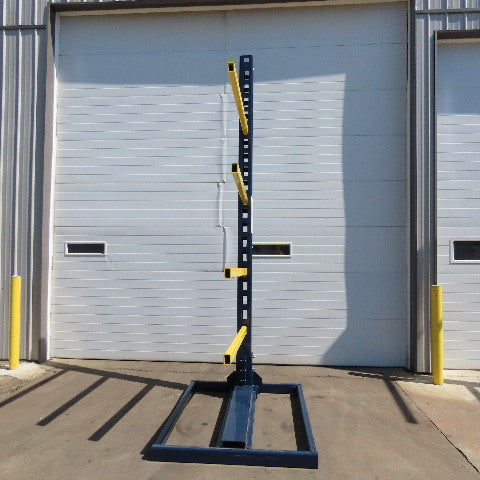 Stack Pro Cantilever Rack 12' Tall 7,500 lbs Capacity w/4-48" Arms Portable NEW