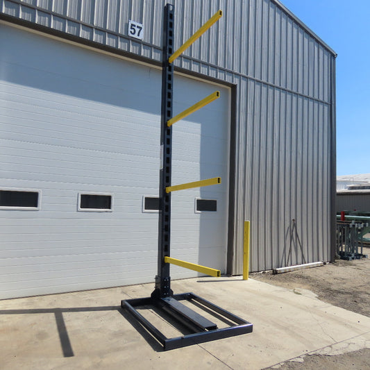 Stack Pro Cantilever Rack 16' Tall 7,500 lbs Capacity w/4-48" Arms Portable NEW