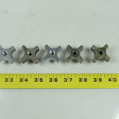 5/16-18 Threaded Female Aluminum Handwheel Knob Lot Of 5