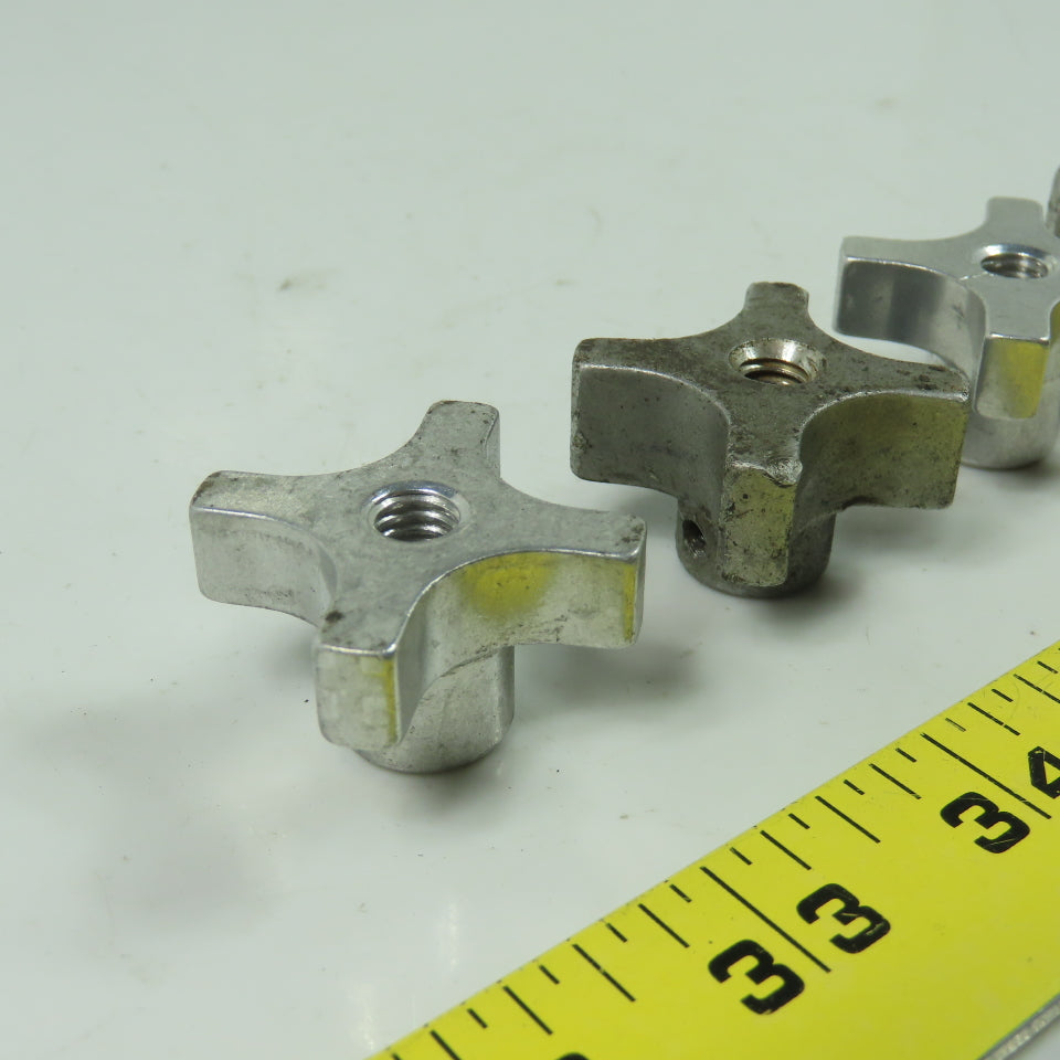 5/16-18 Threaded Female Aluminum Handwheel Knob Lot Of 5