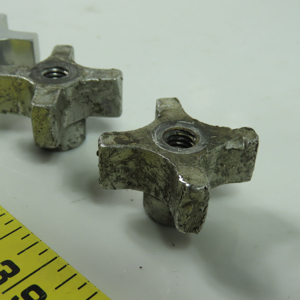 5/16-18 Threaded Female Aluminum Handwheel Knob Lot Of 5