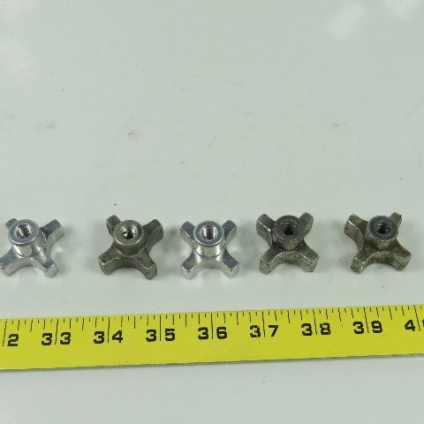 5/16-18 Threaded Female Aluminum Handwheel Knob Lot Of 5