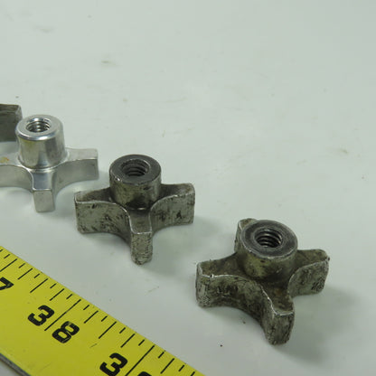 5/16-18 Threaded Female Aluminum Handwheel Knob Lot Of 5