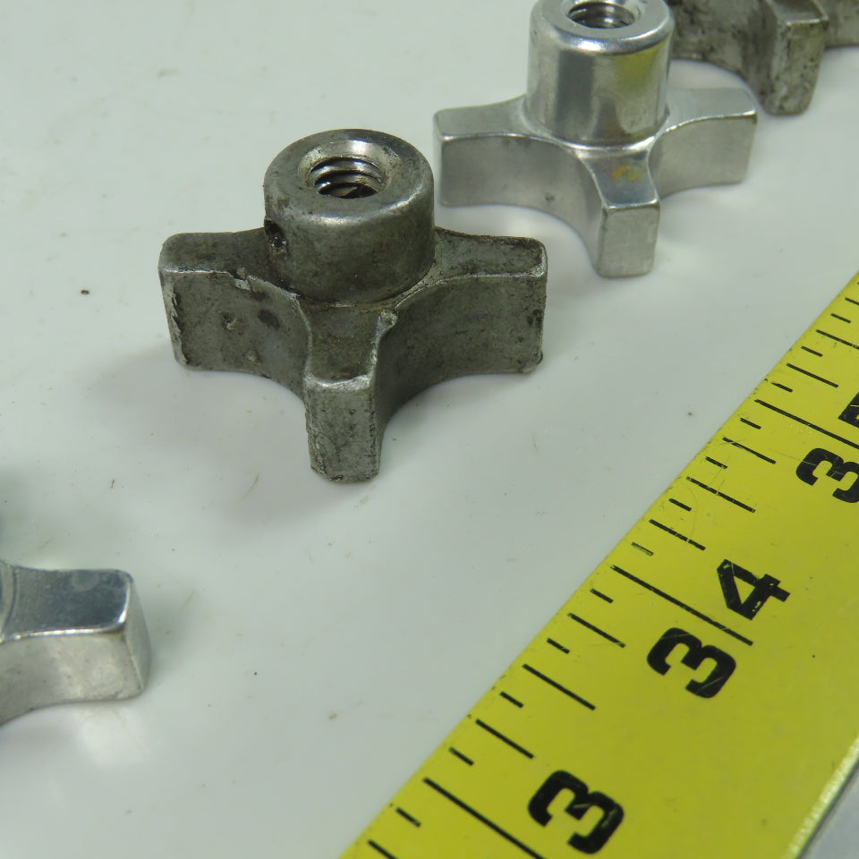 5/16-18 Threaded Female Aluminum Handwheel Knob Lot Of 5