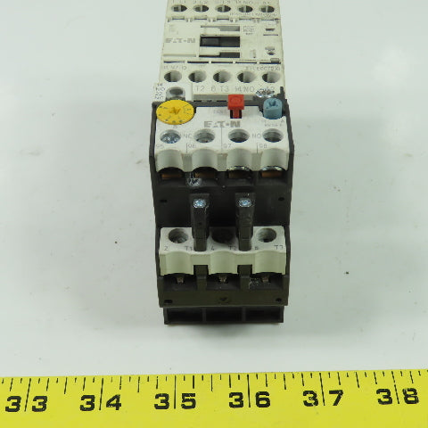 Eaton XTCE007B10 XTOB006BC1 600VAC Contactor 120V Coil 4-6A Trip Overload