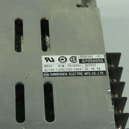 Shindengen GY05005G 120/240VAC Power Supply 41W 50/60Hz