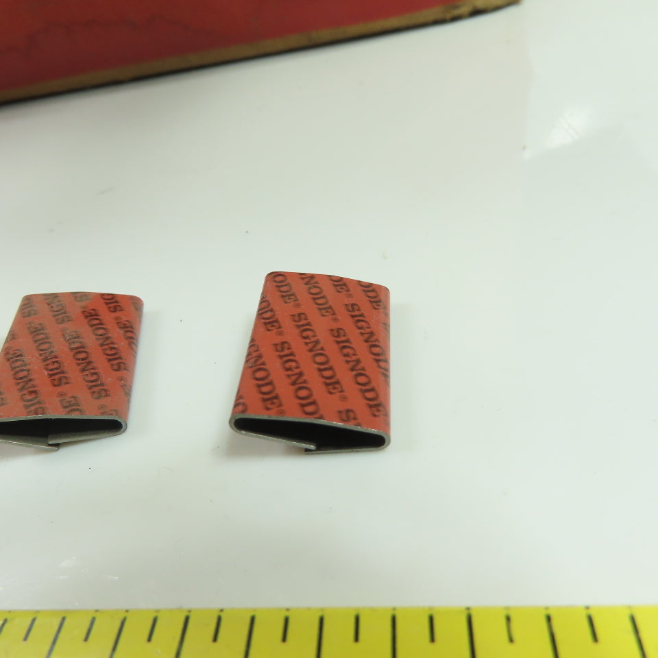 Signode Signode 5/8" Steel Banding Strapping Seal Clip Lot Of 2300