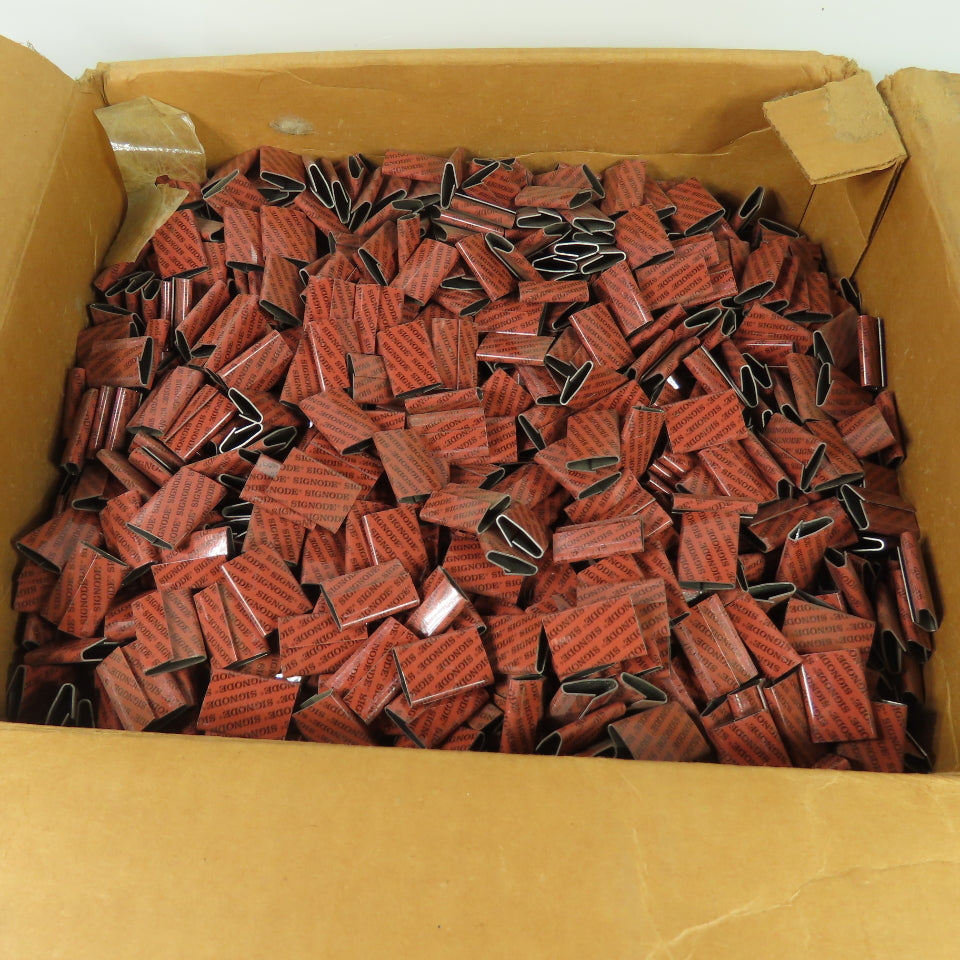 Signode Signode 5/8" Steel Banding Strapping Seal Clip Lot Of 2300