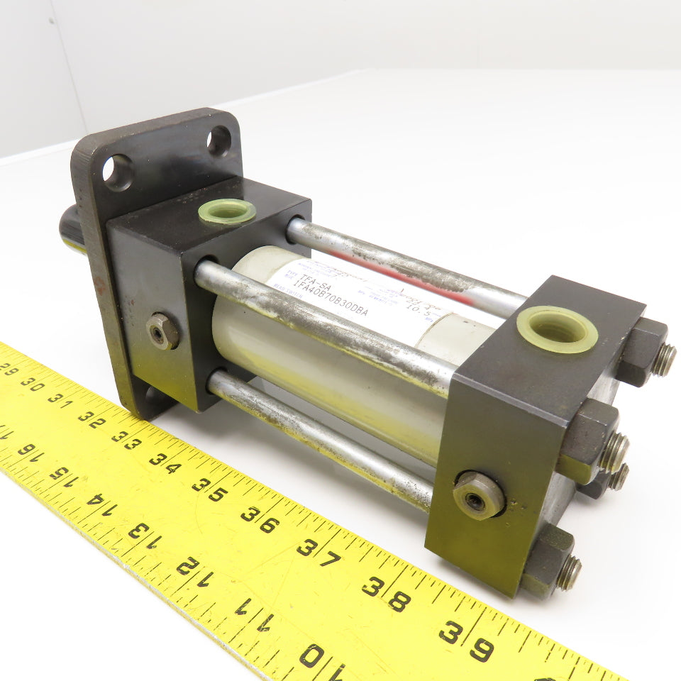 Toyo-Oki TFA-SA 40mm Bore 40mm Stroke Double Acting Hydraulic Cylinder