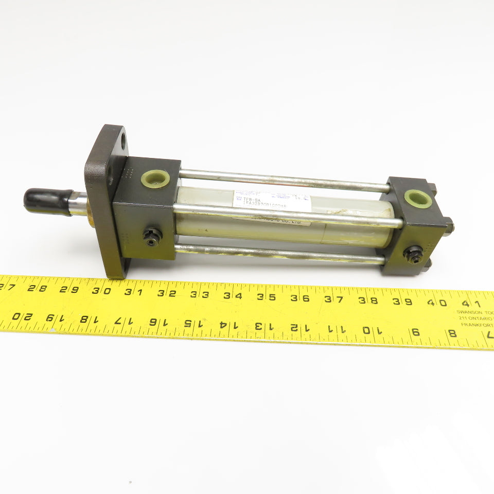 Toyo-Oki TFB-SA 32mm Bore 95mm Stroke Double Acting Hydraulic Cylinder