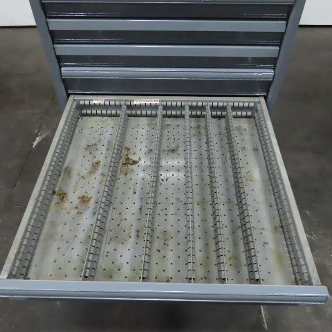 9 Drawer Industrial Parts Tool Storage Shop Cabinet 28" x 28" x 42" H (Painted)