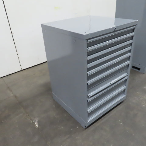 9 Drawer Industrial Parts Tool Storage Shop Cabinet 28" x 28" x 42" H (Painted)