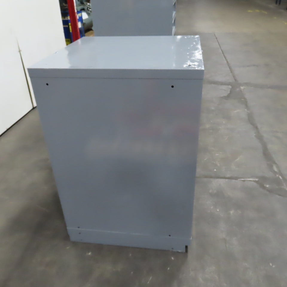 9 Drawer Industrial Parts Tool Storage Shop Cabinet 28" x 28" x 42" H (Painted)