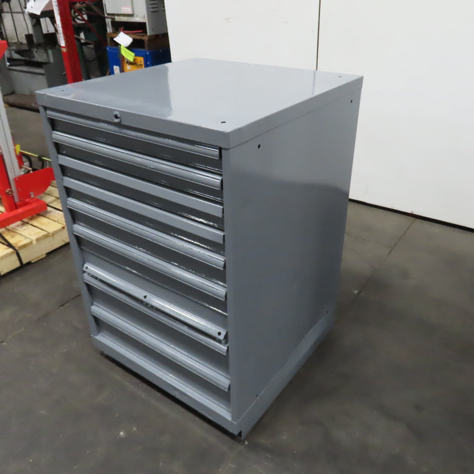 9 Drawer Industrial Parts Tool Storage Shop Cabinet 28" x 28" x 42" H (Painted)