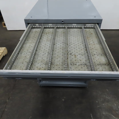 9 Drawer Industrial Parts Tool Storage Shop Cabinet 28" x 28" x 42" H (Painted)