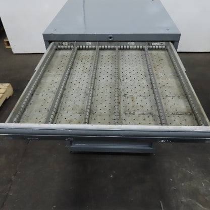 9 Drawer Industrial Parts Tool Storage Shop Cabinet 28" x 28" x 42" H (Painted)