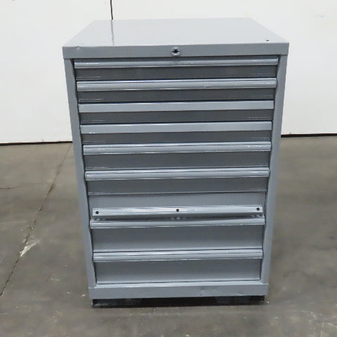 9 Drawer Industrial Parts Tool Storage Shop Cabinet 28" x 28" x 42" H (Painted)