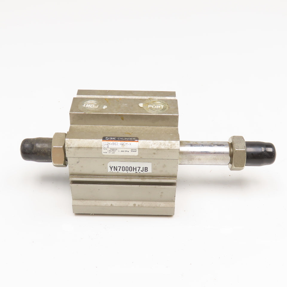 SMC CQ2KWB63-40DM-X 63mm Bore 40mm Stroke Double Rod Air Cylinder