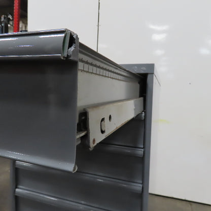 9 Drawer Industrial Parts Tool Storage Shop Cabinet 28" x 28" x 60" H (Painted)