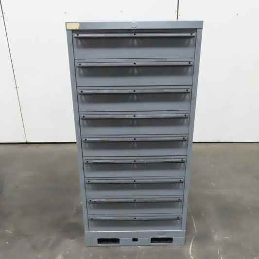 Lista 9 Drawer Industrial Parts Tool Storage Shop Cabinet 28" x 28" x 60" H