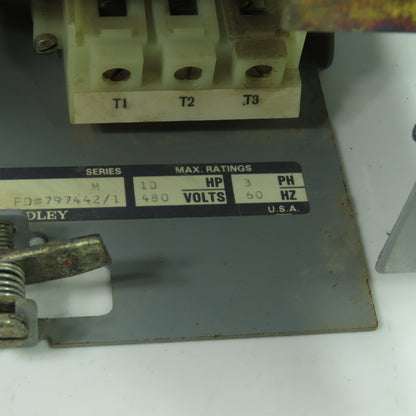 Allen Bradley 2112B-BDB-4R-6P-24R Size 1 Motor Starter Bucket 10Hp 480V 3 Pole