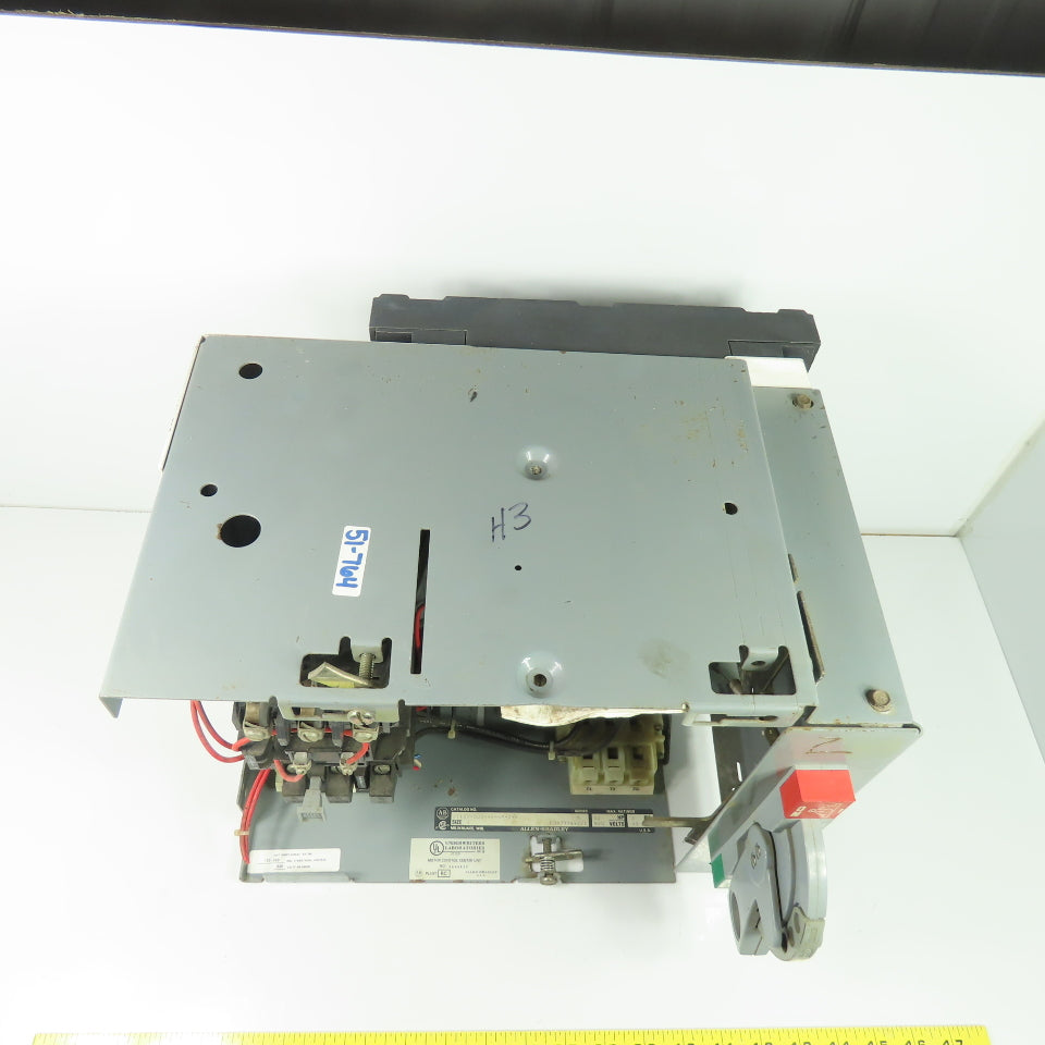 Allen Bradley 2112B-BDB-4R-6P-24R Size 1 Motor Starter Bucket 10Hp 480V 3 Pole