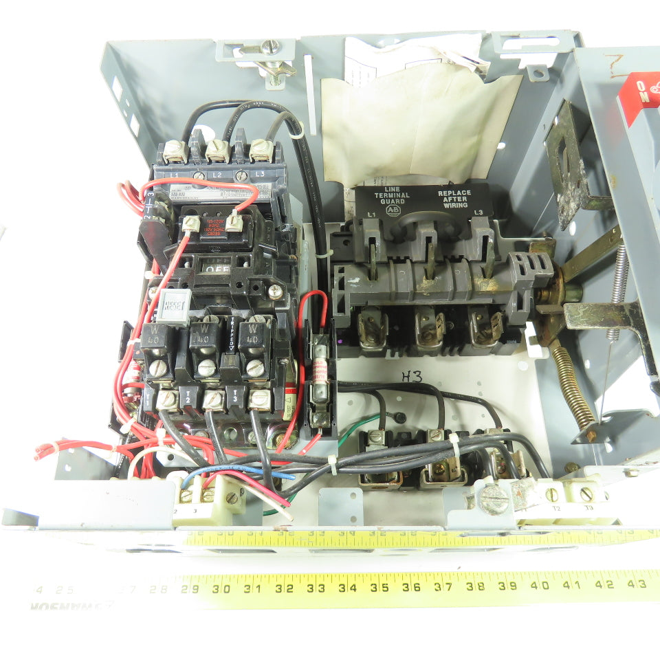 Allen Bradley 2112B-BDB-4R-6P-24R Size 1 Motor Starter Bucket 10Hp 480V 3 Pole