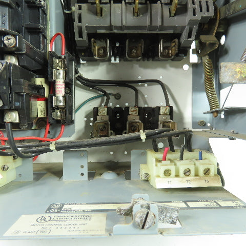 Allen Bradley 2112B-BAC-6P-24R Size 1 Motor Starter Bucket 10Hp 480V 3Ph 3 Pole