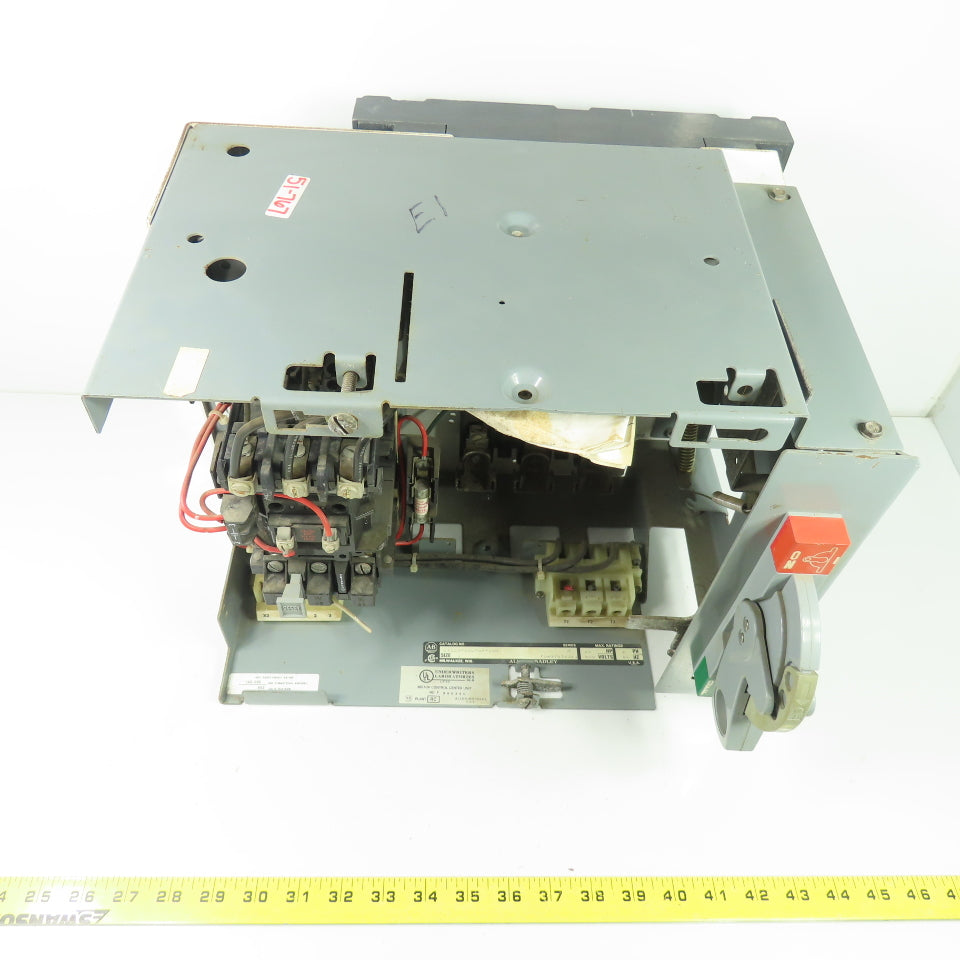 Allen Bradley 2112B-BAC-6P-24R Size 1 Motor Starter Bucket 10Hp 480V 3Ph 3 Pole