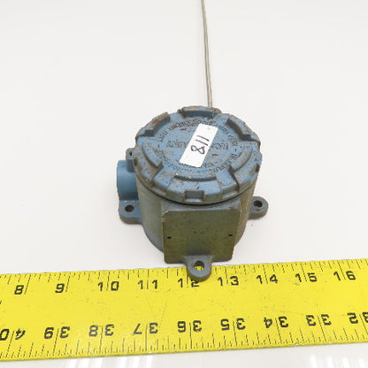 Rosemount 644 Temperature Transmitter 15" Probe 1/2" NPT