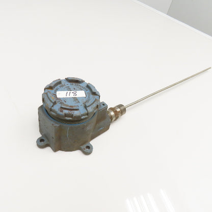 Rosemount 644 Temperature Transmitter 15" Probe 1/2" NPT