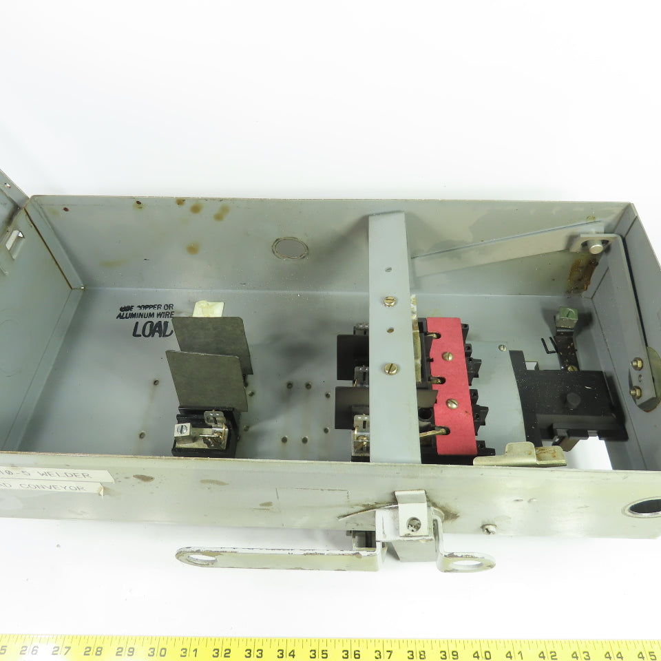 Westinghouse 2528D46G01 600VAC Fusible Busway Disconnect Switch Bus Plug 30A 3PH