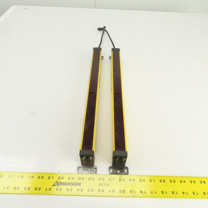 STI 70158-1002 70157-1002 Safety Light Curtain Set Transmitter & Receiver 24VDC