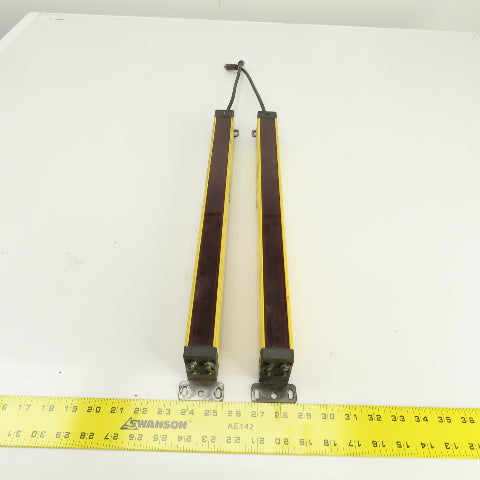 STI 70158-1002 70157-1002 Safety Light Curtain Set Transmitter & Receiver 24VDC