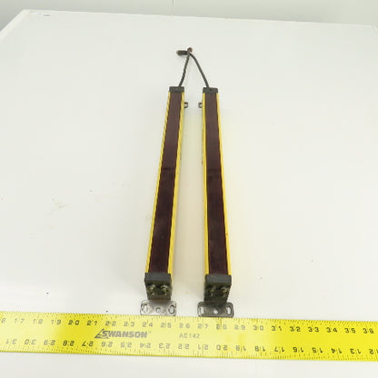 STI 70158-1002 70157-1002 Safety Light Curtain Set Transmitter & Receiver 24VDC