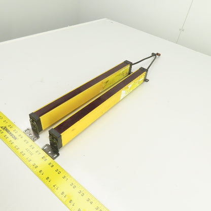 STI 70158-1002 70157-1002 Safety Light Curtain Set Transmitter & Receiver 24VDC