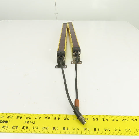 STI 70158-1002 70157-1002 Safety Light Curtain Set Transmitter & Receiver 24VDC