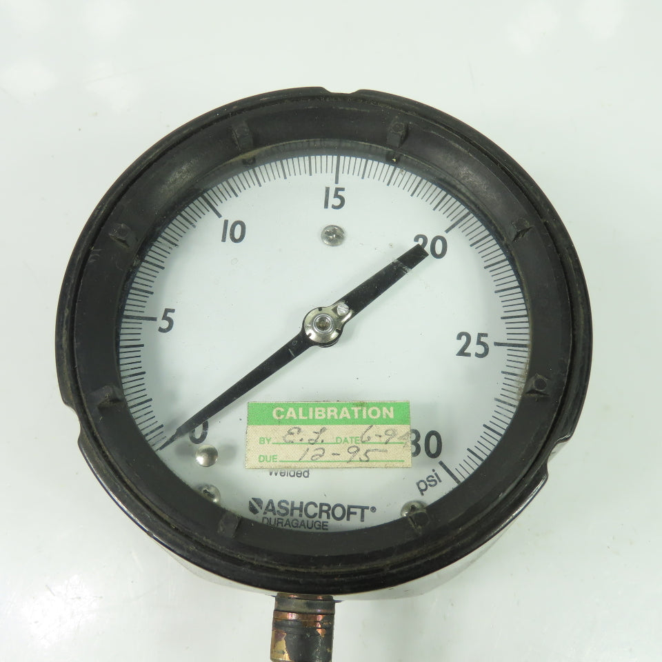 Ashcroft Q-8401 Pressure Guage 0-30PSI