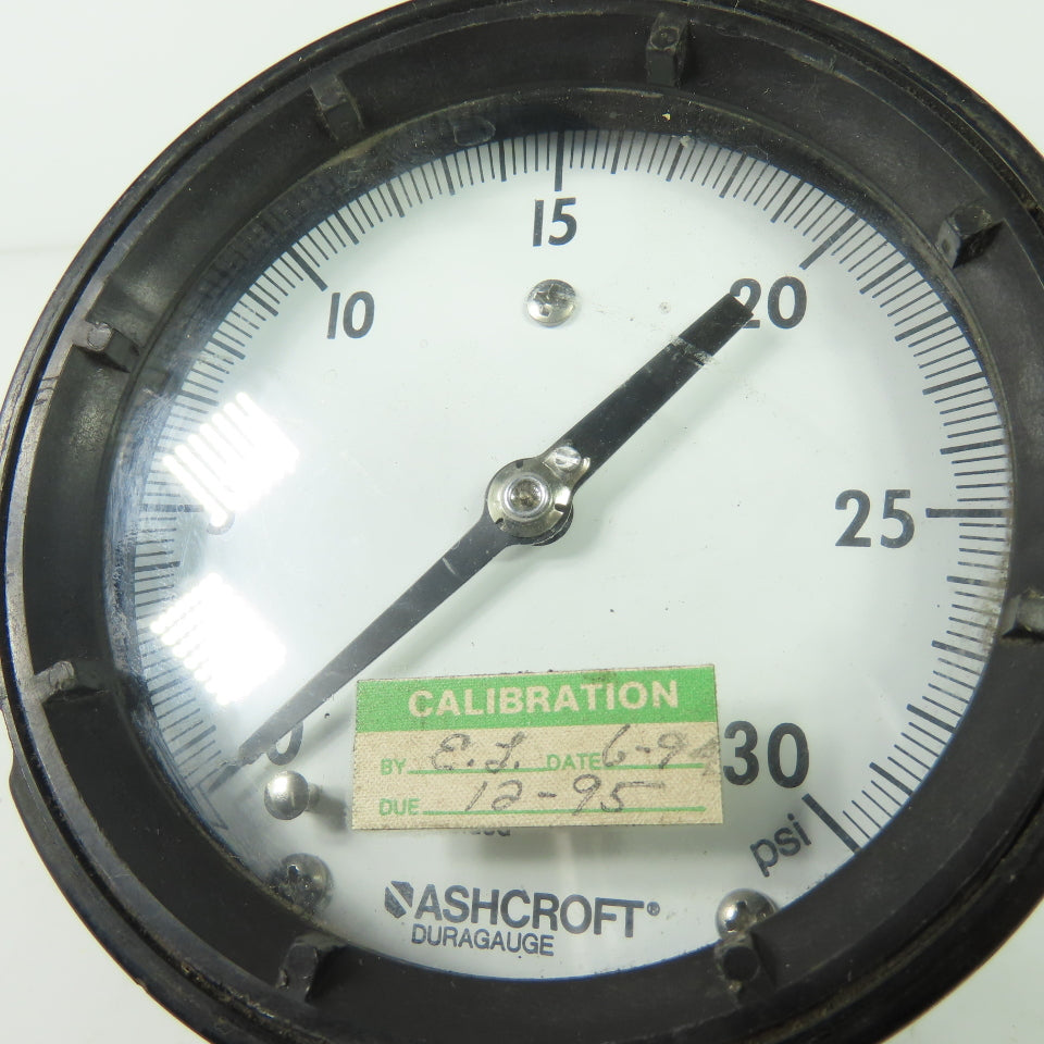 Ashcroft Q-8401 Pressure Guage 0-30PSI