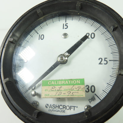 Ashcroft Q-8401 Pressure Guage 0-30PSI