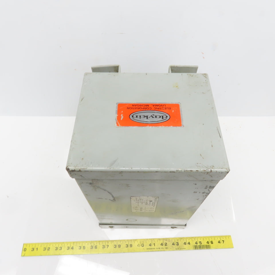 Daykin TA1500E Transformer 1500VA 220/480V Primary 110/120V 1Ph Secondary
