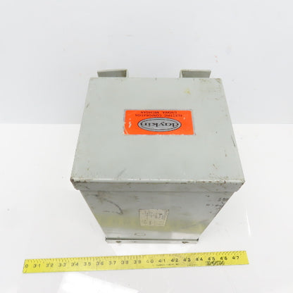 Daykin TA1500E Transformer 1500VA 220/480V Primary 110/120V 1Ph Secondary