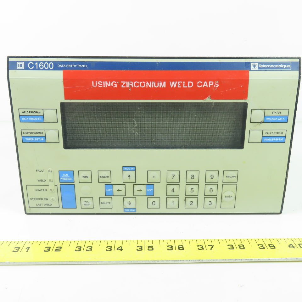 Telemecanique W81491349 Square D Welding VFD Panel Operating Interface